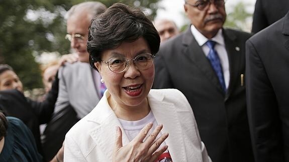 La directora general de la OMS, Margaret Chan.