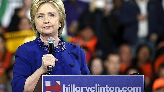 La precandidata presidencial demócrata Hillary Clinton, en Nueva York.