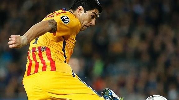 Luis Suárez, delantero del Barcelona. 