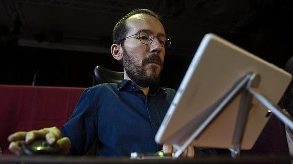 El secretario de Organización de Podemos, Pablo Echenique.