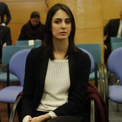La portavoz del Ayuntamiento de Madrid Rita Maestre, durante el juicio. 