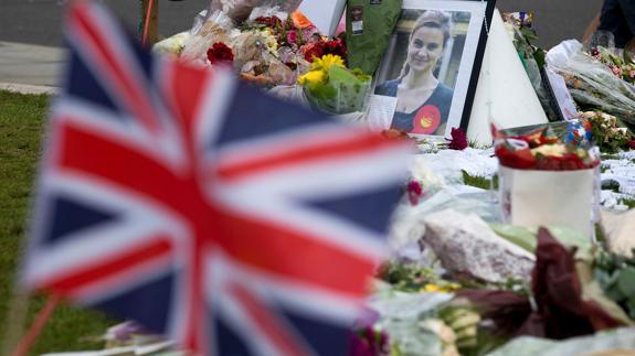 Homenaje a la diputada británica Jo Cox.