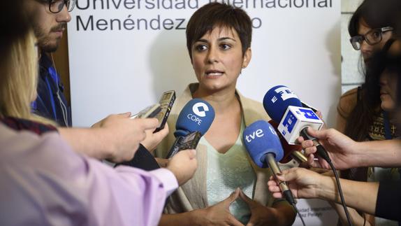 La secretaria adjunta del grupo socialista, Isabel Rodríguez.