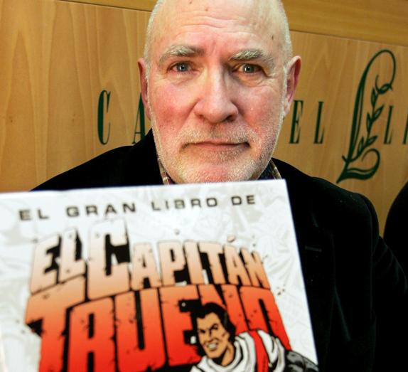 Víctor Mora, creador de personajes como el Capitán Trueno o El Jabato.