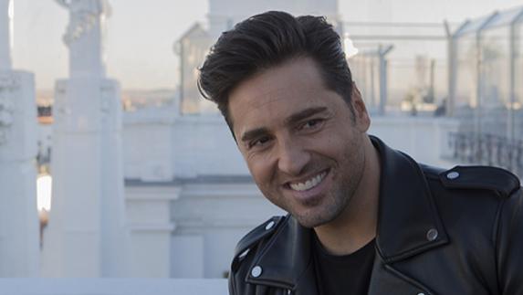 David Bustamante, durante la entrevista.