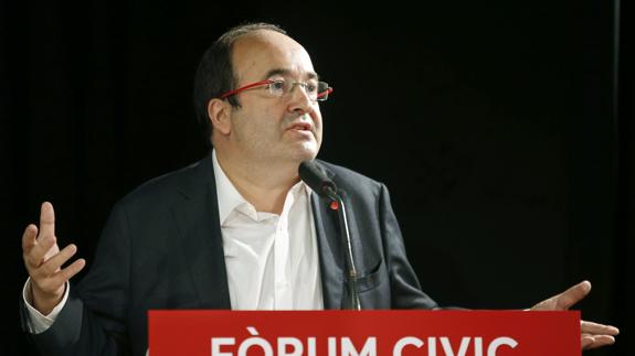Miquel Iceta, secretario general del PSC.