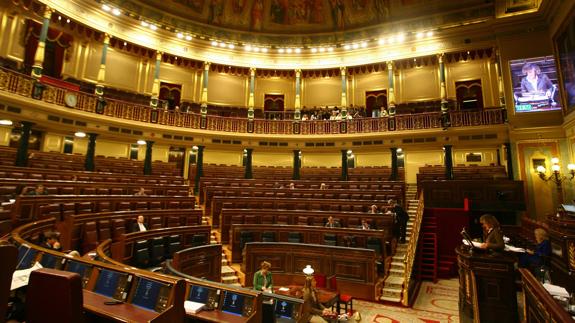 Vista del Congreso de los Diputados.