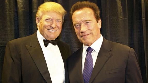 Trump y Schwarzenegger, en una imagen de la cuenta de Instagram del presidente.