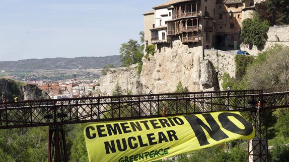 Protestas en Cuenca por el cementerio nuclear.