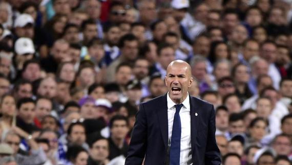 Zinedine Zidane, en el clásico. 