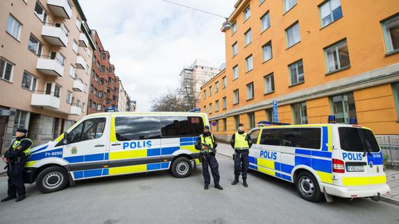 Policías de Estocolmo.