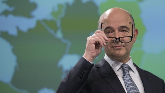 El comisario europeo de Asuntos Económicos de la Comisión Europea, Pierre Moscovici.