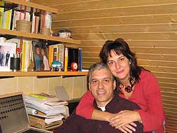 María Jesús Milán Agudo y Manuel Díaz Ordoñez, que han recibido el octavo Premio Arturo Barea.