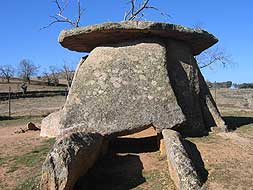 Dolmen de El Mellizo, en Valencia de Alcántara./HOY