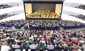 Concierto reivindicativo de la Orquesta de Extremadura ayer en Badajoz