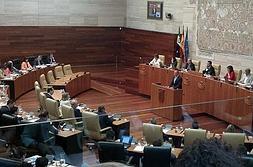 Debate del estado de la región de hace un año, entonces el primero que afrontó Monago. ::
HOY