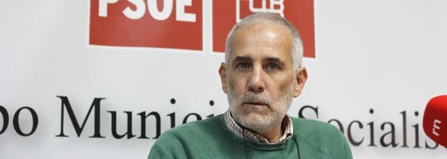 Vicente Valle, portavoz municipal del PSOE. : ARMANDO MÉNDEZ
