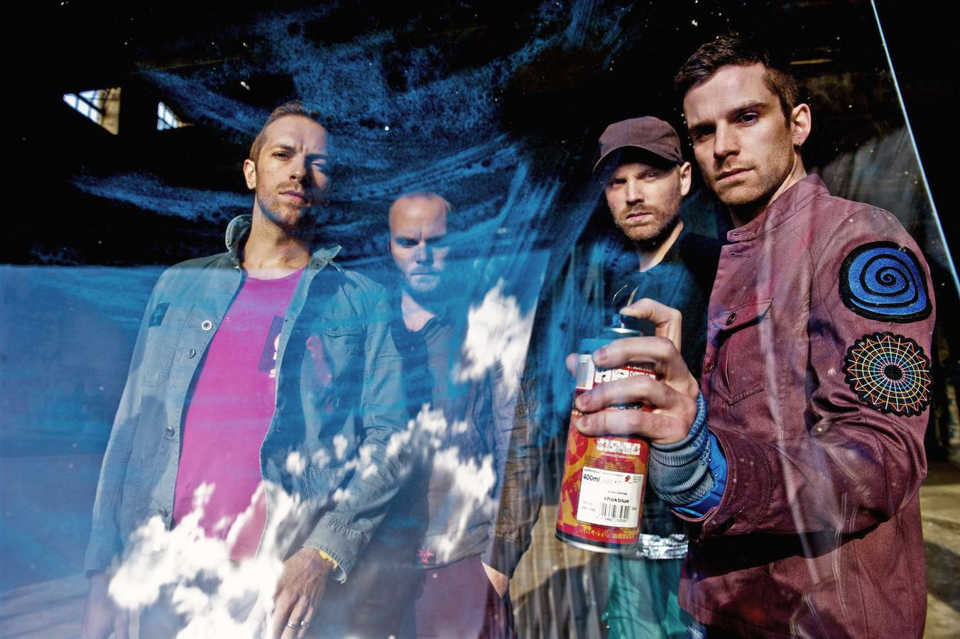 Integrantes del grupo Coldplay