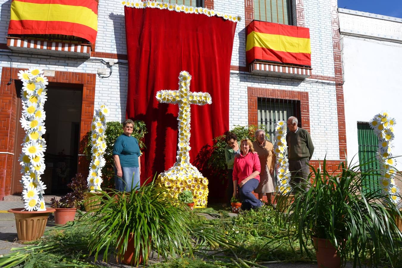 Una de las 18 cruces que se pueden ver este año. :: felipe j. delgado
