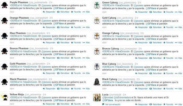 Vara y el PP denuncian amenazas en mensajes de Twitter