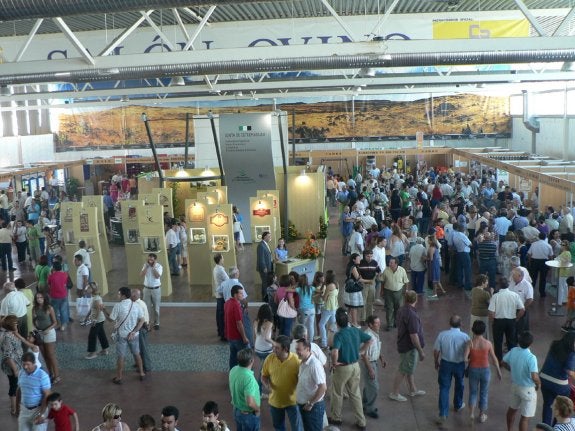 Salón del Ovino de Castuera, donde se celebrarán las jornadas. :: HOY