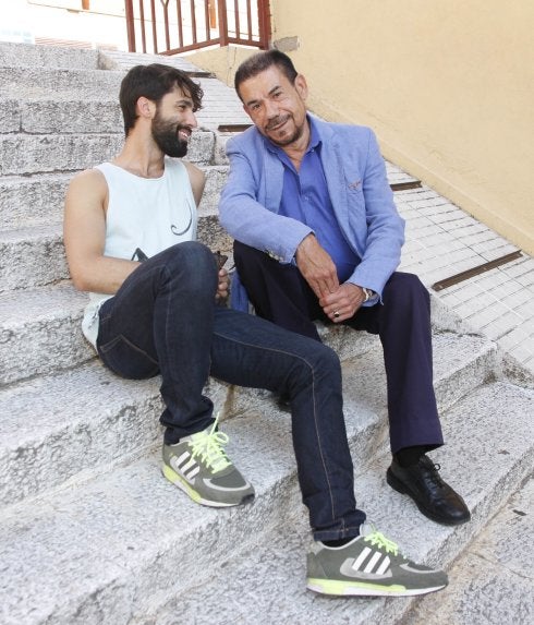 Alfredo Guzmán, el padre, y Rüll Delgado, el hijo. :: Armando