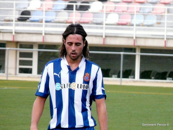 Lobato en su etapa en el Espanyol B. :: sentimentperico.com