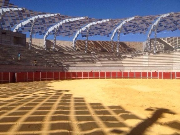 Aspecto que presenta el nuevo coso de llerenense. :: HOY