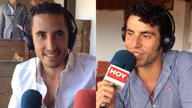 Santiago Ambel Posada y Jesús Díez 'Fini'