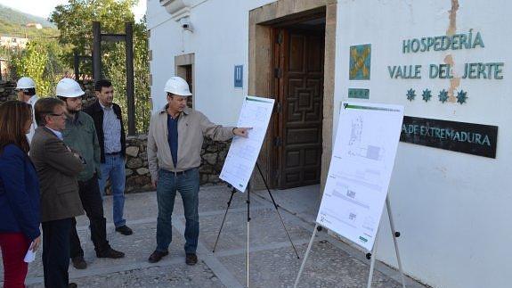 Obras en la Hospedería del Valle del Jerte, en noviembre:: HOY