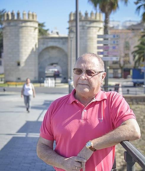 El general García Alcón ayer en Badajoz