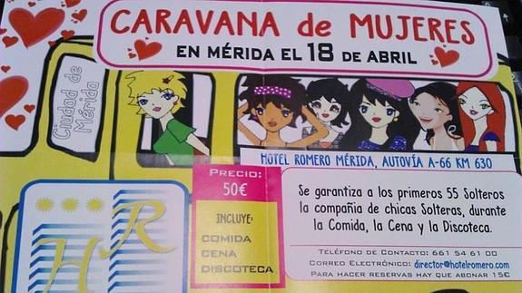 Cartel anunciador.