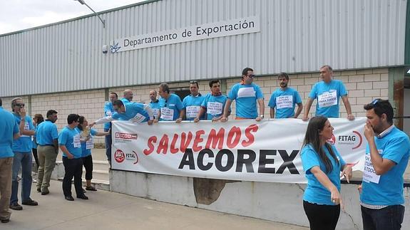 Trabajadores de Acorex.