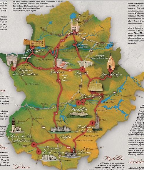 La Ruta de Isabel la Católica en Extremadura repasa las estancias de los monarcas en la región.
