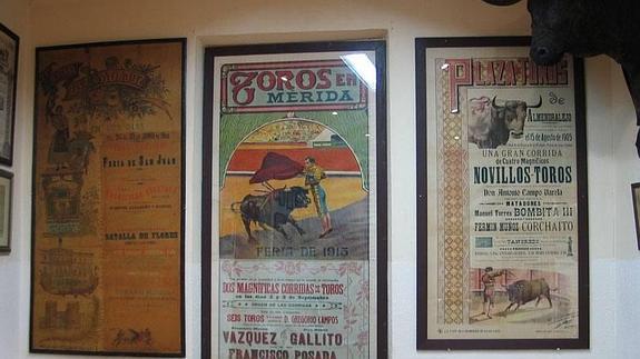 Muestra de carteles taurinos