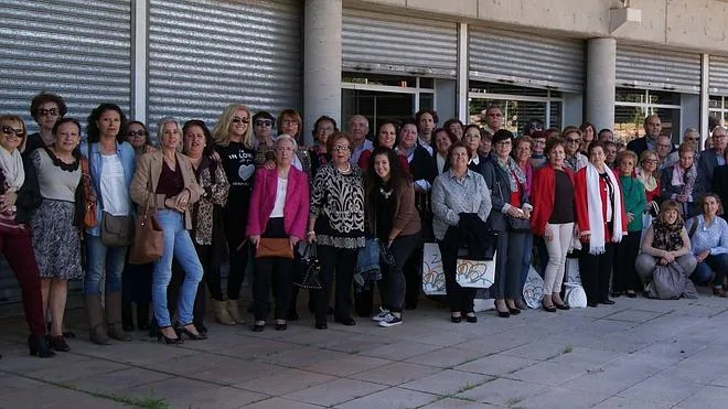 Algunos de los 320 voluntarios de cuidados paliativos que se reunieron el pasado día 12 en el encuentro anual celebrado en Zafra