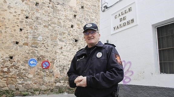 Carvajal, jefe de la Policía Local de Cáceres. 