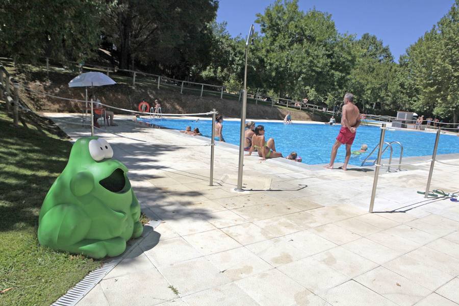 Piscina del Parque del Príncipe, la municipal que tuvo más usuarios el verano pasado. 