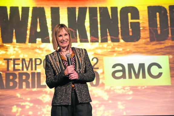 El primer éxito cinematográfico de Gale Ann Hurd fue 'Terminator', dirigida en 1985 por James Cameron, entonces su marido. :: amc