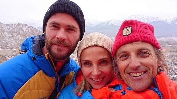 Chris Hemsworth estuvo a punto de morir con Jesús Calleja y Elsa Pataky en el Himalaya