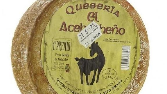 Un queso maduro de cabra de Acehúche, el mejor de España en 2015