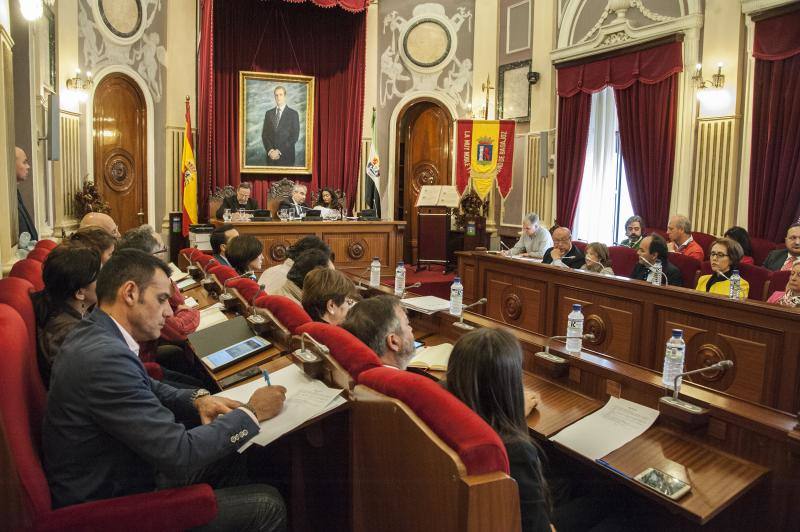 El pleno municipal, esta mañana