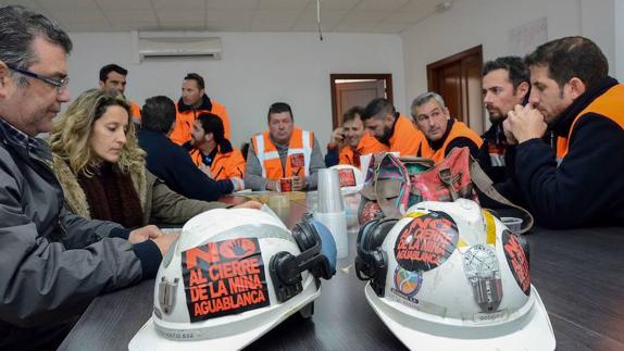 Mineros en contra del cierre de Aguablanca