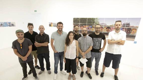 Exposición de la obras del 'Muro Crítico' en la Sala El Brocense
