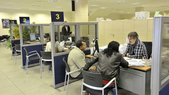 Oficina de la Seguridad Social en Badajoz.