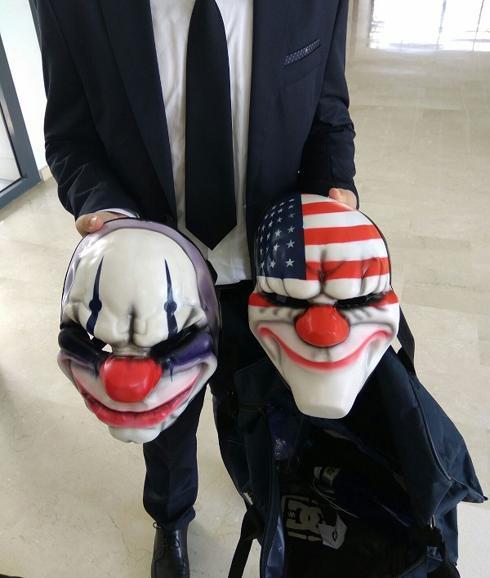 Las máscaras incautadas