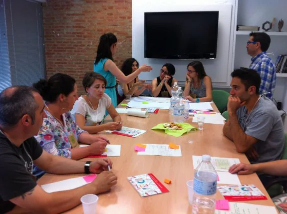 Participantes en una actividad de la Fundación Maimona. :: hoy