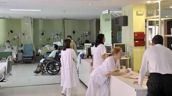 Imagen de archivo del servicio de Urgencias del Hospital Infanta Cristina.
