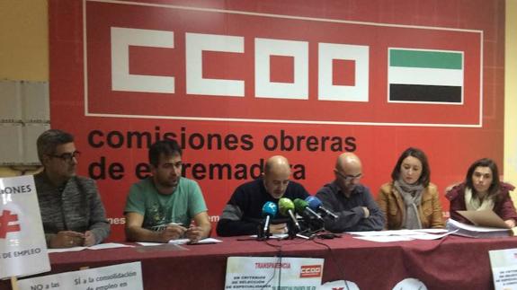 CC OO Extremadura convoca concentraciones contra la oferta de empleo docente de Educación