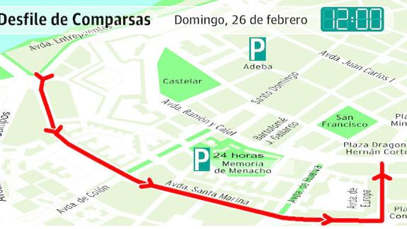 El Gran Desfile de Comparsas será el domingo día 26